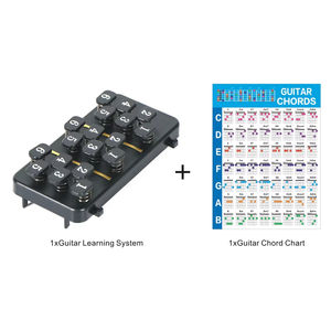 Kit de ayuda para entrenamiento de electrodomésticos Easy Press, herramienta de aprendizaje asistido con cuerda de <span class=keywords><strong>guitarra</strong></span>, 18 botones, acorde de <span class=keywords><strong>guitarra</strong></span> con un clic - Product Image 6