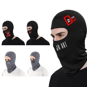 RTS Logo personalizzato maschera per il viso antivento traspirante copertura integrale maschera da sci passamontagna