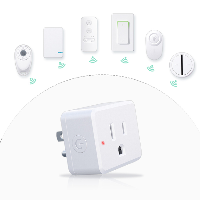 US Customized Logo 1500W LED Remote Control Outlets&Plugs Supplier 15A Connector Wireless Remote Control Socket With Switches