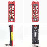 Télécommande industrielle haute sensibilité à double vitesse, 8 touches, anti-interférence avec arrêt d'urgence pour pont roulant