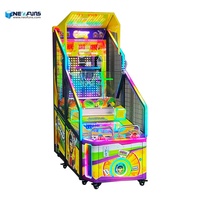 Neofuns Machine d'arcade de basket-ball commerciale, jeu de tir au panier, mini unité simple ou double connectée pour jeu compétitif, CE RoHS OEM ODM