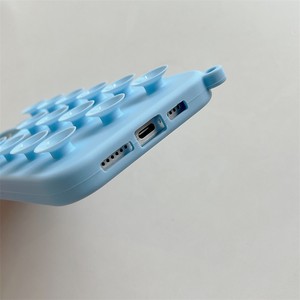 Funda de teléfono con ventosa creativa para <span class=keywords><strong>iPhone</strong></span> 15, 15, 14 Plus, <span class=keywords><strong>13</strong></span>, 12, 11 <span class=keywords><strong>Pro</strong></span>, Max, INS, soporte para dispositivo adicional, funda de silicona suave divertida - Product Image 6