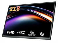 Moniteur portable de jeu D1 23,8 pouces FHD 100 Hz ultra-fin, double écran d'extension pour ordinateur portable, Xbox, téléphone, diffusion d'écran de jeu