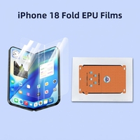 Film protecteur d'écran pliable HD mat hydrogel anti-espion AF Electroplate EPU pour iPhone 18 Fold