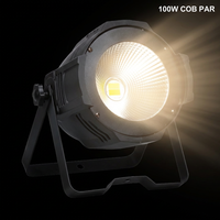 Luz LED COB DMX512 de 100W para Escenarios, Iluminación para Conciertos, DJ, Teatro, Bodas y Eventos