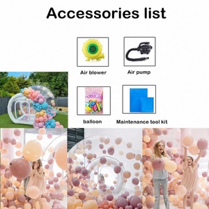 Tienda de cúpula iglú, lujosa tienda de burbujas inflable, <span class=keywords><strong>alquiler</strong></span> de fiestas, <span class=keywords><strong>casa</strong></span> de globos de burbujas - Product Image 3