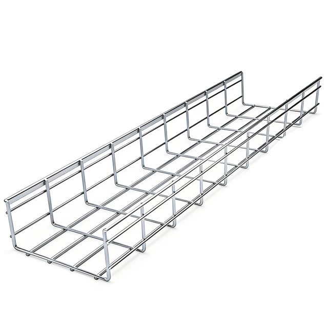 Galvanized Mesh Stainless Steel Open Cable Tray for Data Center Cabling-shunlide Brand Flexible Design Working Temperature