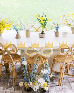 Silla Infantil de Ratán Natural Moderna Hecha a Mano |   Diseño Ecológico y Seguro para Fiestas de Cumpleaños Infantiles y Eventos de Hotel - Product Image 5