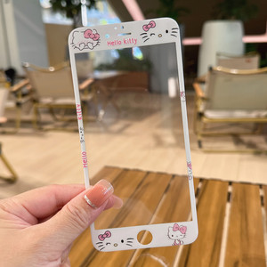 <span class=keywords><strong>Film</strong></span> de protection d'écran pour 5S, pour 6 Plus, verre trempé anti-poussière, design Hello Kitty, transparent - Product Image 6