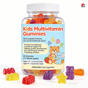 OEM ODM Özel Etiketli Çocuklar İçin Pektin Bazlı Glutensiz Bağışıklık Gelişimini Destekleyen GMP Sertifikalı Diyet Takviyesi Multivitamin Jelibonları - Product Image 1