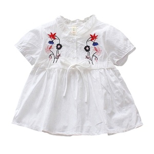 Vestido para bebé/niña pequeña, decente, hermoso, elegante, cómodo, lindo, con hermoso bordado - 2020 - Product Image 1
