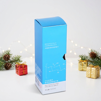 Boîte d'emballage en papier kraft carton noir en matériaux recyclés avec logo personnalisé boîte cadeau boîte d'emballage pliante pour bouteille de parfum