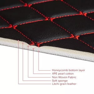 Cccccccc555D 3D eether eaoot ad ateraterproof Full overoveroverar OOT INER arpet runrunk Mat para SUV V run - Product Image 6