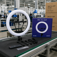 Lampe d'éclairage LED plate BD-460A pour photographie, diffusion en direct et studio