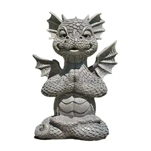 Cinese Statue di Drago Per Il Giardino Scultura di Decorazione di Adorabile Yoga Drago Statua In Resina Decorazione Esterna Dragon Ball Z Statua