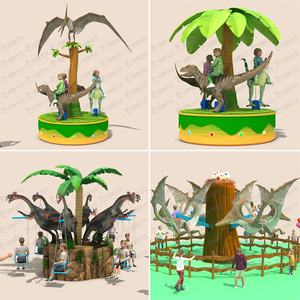 Parque de <span class=keywords><strong>Atracciones</strong></span> de dinosaurios para niños, Mini silla columpio voladora, parque de <span class=keywords><strong>atracciones</strong></span> - Product Image 5