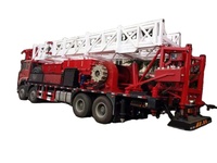 Plateforme de forage pétrolier, plateforme terrestre