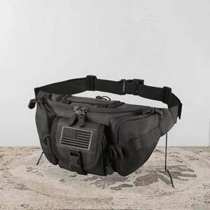 Bolsa de Cintura Deportiva de Nailon, Informal, Moderna, Nueva de 2025, Unisex, Bandolera con Cierre de Cordón - Product Image 3