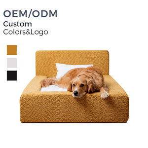 Neuheiten Special Shape Foam Hunde bett Mode Boucle Stoff Haustier Hunde bett Abnehmbar Wasch bar Große Luxus Marshmallow Hunde betten - Product Image 1