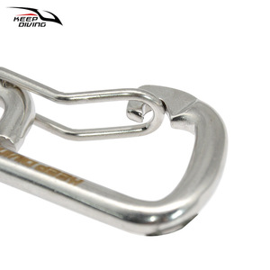 Keep Diving Stainless Steel Rope <b>Hook</b> 80mm Durable Outdoor Dive Gear Spring <b>Snap</b> <b>Hook</b> - Product Image 4