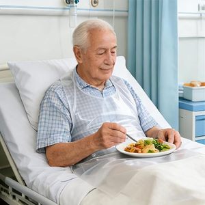 Lot de 30 bavoirs jetables pour adultes, tabliers jetables doux et imperméables pour hommes et femmes, bavoirs de repas jetables légers - Product Image 5