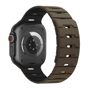 Correa Magnética de Silicona Upro para Apple Watch Ultra 2/Series 10 9 8 7 SE, Correa Deportiva de Doble Color, 49mm 45mm 44mm 41mm 40mm - Product Image 5
