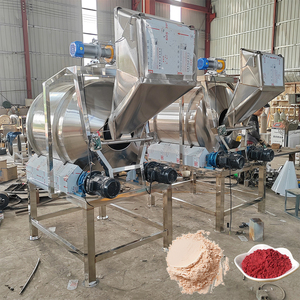 Mezcladora de Tambor de Acero Inoxidable con Fácil Operación y Limpieza, Estructura Duradera, Mezcladora Industrial de Materiales - Product Image 1