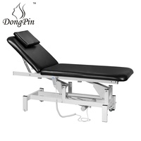 Lit de thérapie chiropratique de physiothérapie électrique Table de massage de traitement de physiothérapie à 2 sections