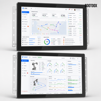 Monitor de Automatización Industrial y Ganadera con Sistema Android Todo en Uno de 7/10.1/15.6/21.5 Pulgadas, RK3562 RK3568 HMI, Montaje Empotrado