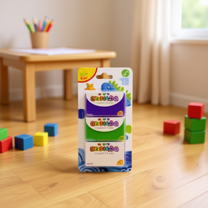 Carioca Blister Plastilina 3-Pack 12Pcs Colorful Playdough For Kids Creative Crafting - Product Image 2