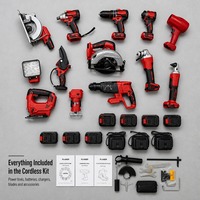 Perceuse-visseuse électrique sans fil avec batterie et embouts pour l'assemblage de meubles, les charnières de portes et les travaux de réparation domestique