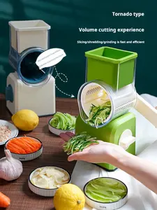 Dragon Cyclone Multifunctional Vegetable Cutter Household Vegetable Cutting Artifact Hand Roller Silk Wipe Potato Shredded Slice