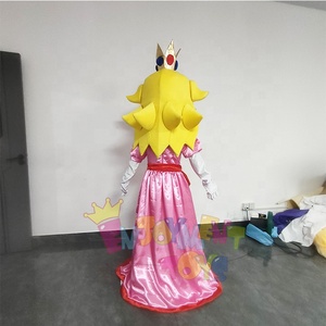 Disfraz de Mascota de Princesa Personalizado para Adultos, Disfraz de Personaje de Videojuego de Peluche, Disfraz de Cosplay de Princesa de <span class=keywords><strong>Mario</strong></span> <span class=keywords><strong>Bros</strong></span> para Fiesta - Product Image 4