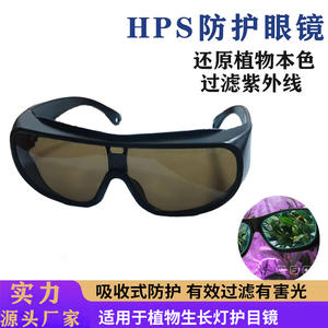 Lunettes de protection LED Sunset à spectre complet, monture noire, lentille de 2 mm pour la protection contre les rayonnements lumineux, fabriquées à Shenzhen - Product Image 3