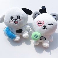 Jouets en peluche super doux en tissu Kpop 2026 et en polaire de coton polypropylène