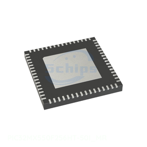 Chip Electrónico Original de Servicio Integral, PIC32MX550F256HT-50I_MR, 64 VFQFN, Pines Expuestos - Product Image 1