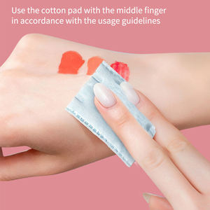 LMLTOP UUKKG 120 pièces 100 pièces Tampons de <span class=keywords><strong>coton</strong></span> cosmétiques carrés colorés pour sandwichs, démaquillant, 3 couches, tampons de <span class=keywords><strong>coton</strong></span> absorbants U10-U12 - Product Image 4