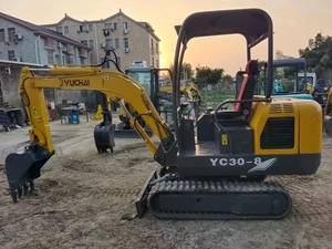 Excavadora diésel usada de 3 toneladas, maquinaria de construcción y construcción, excavadora YC 30-8 Mini a la venta - Product Image 5
