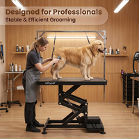 Tables de toilettage pour chiens AP-804E avec élévateur électrique, table de coupe pour animaux, table de toilettage pour chiens