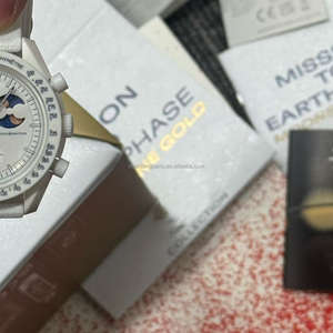 Reloj de Cuarzo Luminoso de Lujo para Hombre, Precio de Fábrica, Caja Adecuada para Omegas, Logotipo Personalizado Informal, Venta al por Mayor para Relojes OMG <span class=keywords><strong>Moon</strong></span> - Product Image 5