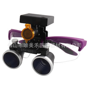 Loupe dentaire 2,5x/3,5x avec lampe frontale stéréoscopique 3W à clipser, binoculaire pour procédures chirurgicales, orthopédiques et cosmétiques - Product Image 5