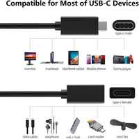 Câble d'extension USB C (20 Gbps/240 W/3,3 pieds) 4K60Hz USB 3.2 |   Adaptateur de charge USB-C 3.1 mâle vers femelle