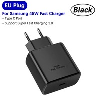 Chargeur rapide 45W PD 3.0 PPS, adaptateur mural USB-C à charge rapide adaptative pour S24/S23/S22 et Tab S9