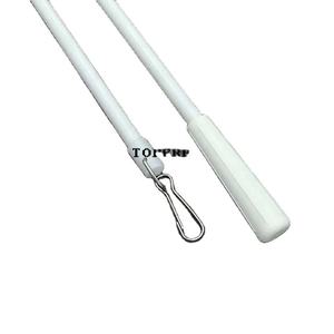 Bâton de poignée de bâton de rideau en fibre de verre Offre Spéciale avec crochet en métal - Product Image 2