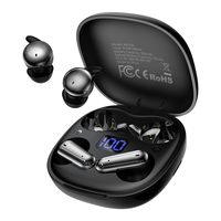 Écouteurs sans fil TWS Dual Pair JS670 Bluetooth 5.3 à faible latence pour le gaming, stéréo HiFi, semi intra-auriculaires