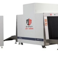 Équipement de scanner à rayons X de sécurité JINDUN, résolution 0,101 mm, pénétration de plaque d'acier de 34 mm, contrôle des bagages/du matériel à l'aéroport