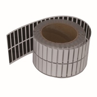 Matériaux d'étiquetage vulcanisants de 125 microns, découpe personnalisée, étiquette de code-barres pour pneus haute température