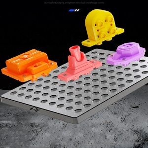 Kit de construction de circuits STEM <span class=keywords><strong>3</strong></span> en 1 pour enfants, expériences scientifiques DIY, projets de circuits électroniques, jouet éducatif de construction - Product Image 5