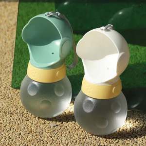 Botella de Agua Portátil para Perros, Dispensador de Agua para Cachorros de 380 ml, Grado Alimenticio, a Prueba de Fugas, Botella de Viaje para Perros y Gatos con Tazón - Product Image 4