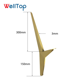 <span class=keywords><strong>Gambe</strong></span> per Divano WELLTOP in Metallo Nero e <span class=keywords><strong>Oro</strong></span>, Stile Europeo di Lusso Leggero, Design Moderno, <span class=keywords><strong>Gambe</strong></span> Personalizzate per Cucina e Hotel VT-03.071 - Product Image 4